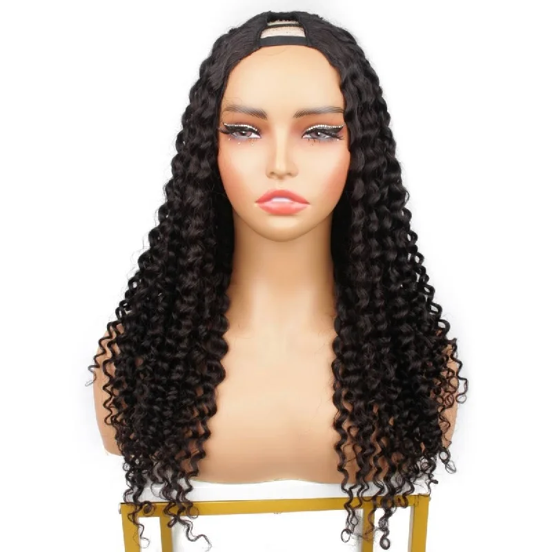 Wig for fun flair-16 inch Tight Curl V Part Wig