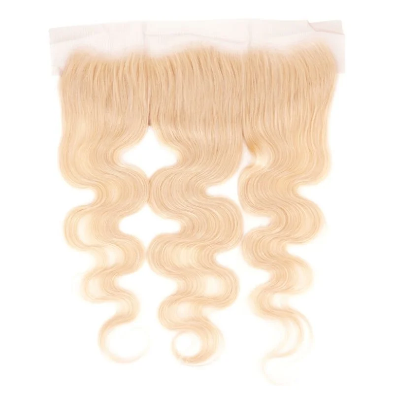 Wig mist for freshness-Russian Blonde Body Wave 13x4 Transparent Frontal