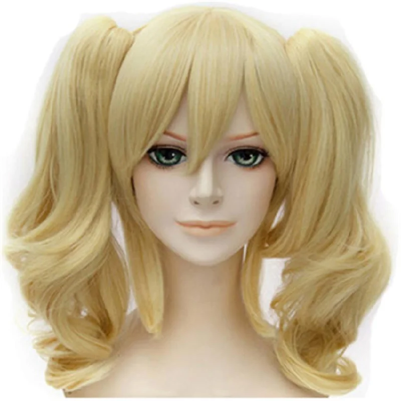 Wig for plush flair-Blonde Pigtail Wig