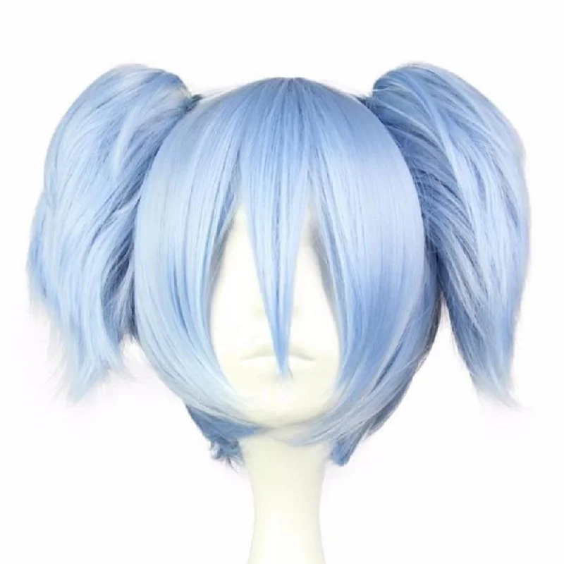 Wig for wild flair-Blue Pigtail Wig