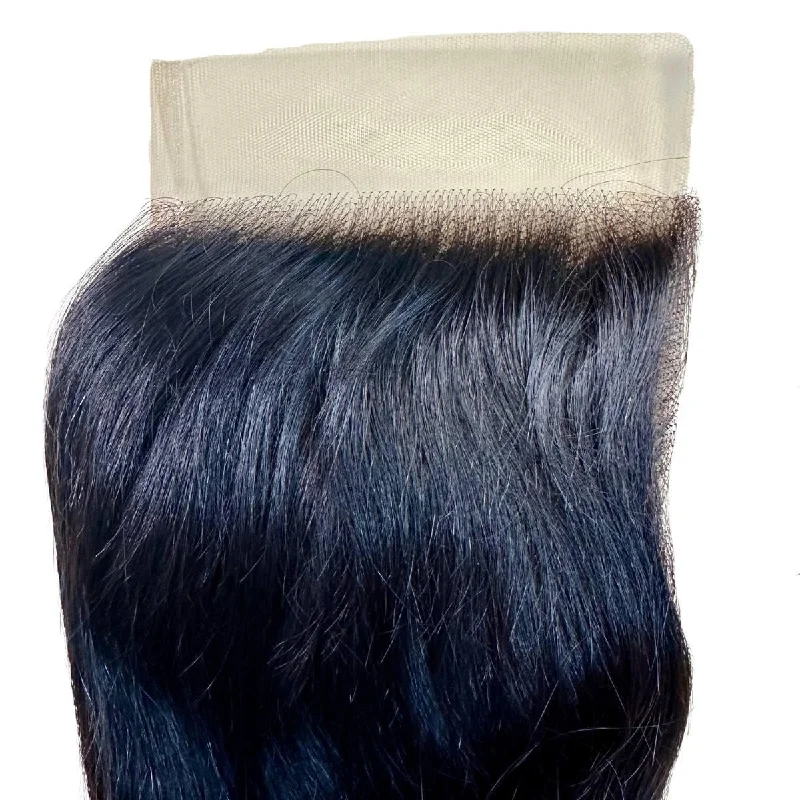 Wig for older women-Brazilian Straight 5x5 HD Closure