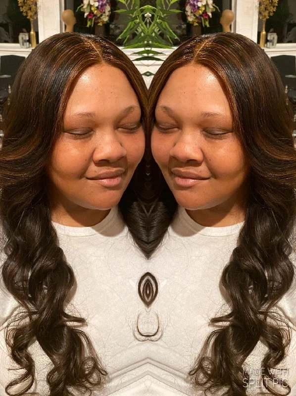 Synthetic wig for dry days-Closure wig Deal