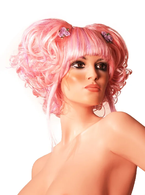 Wig for calm flair-Elegance Candy Floss Wig