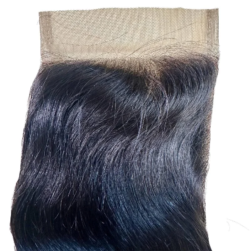 Long blonde wig with texture-Malaysian Straight 4x4 Transparent Closure