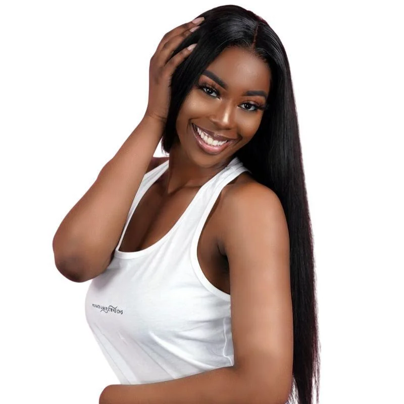 Wig for bright flair-Malaysian Straight Bundles