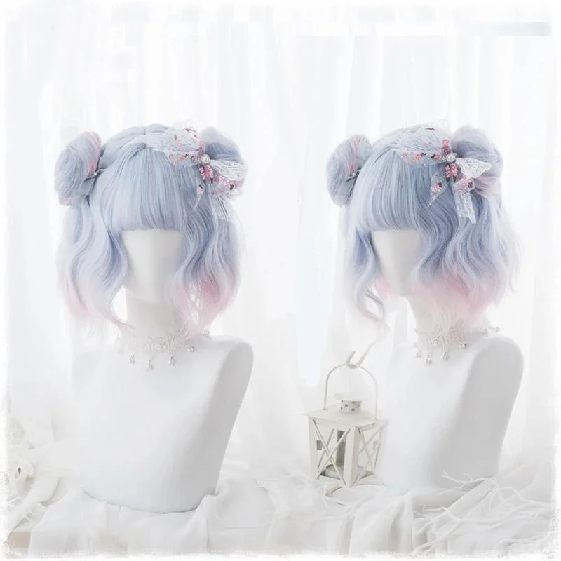 Wig for extra flair-Milky Ombre Bob Wig