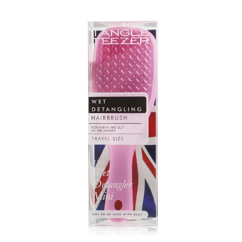 Tangle Teezer The Wet Detangling Mini Hair Brush - # Baby Pink Sparkle (Travel Size)  1pc