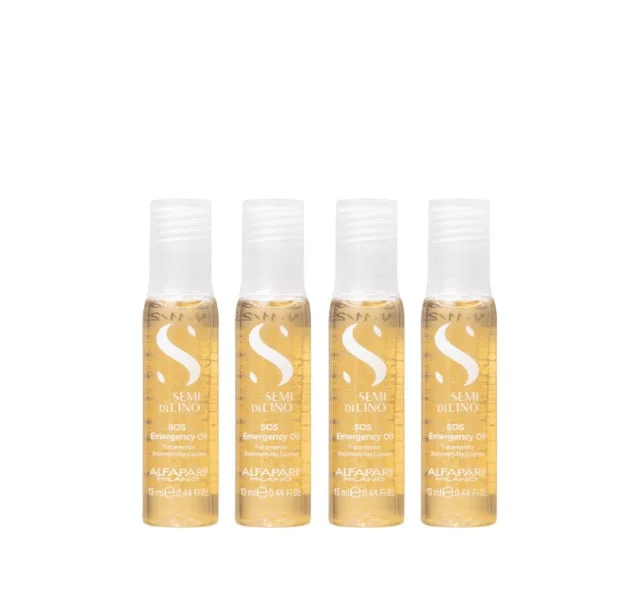 Detangling mist-Alfaparf Milano Semi di Lino Reparative SOS 4x 13ml / 4x 0.44 fl oz