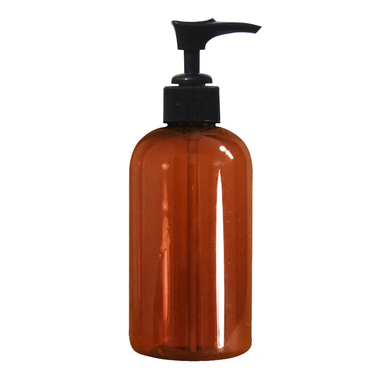 Anti-humidity mist-8 oz Amber Plastic Bottle with Black Pump