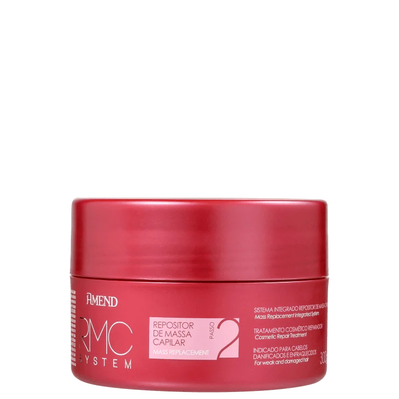 Best hair care for droopy curls-Hair Mass Replacement System - Mask 300g - Amend