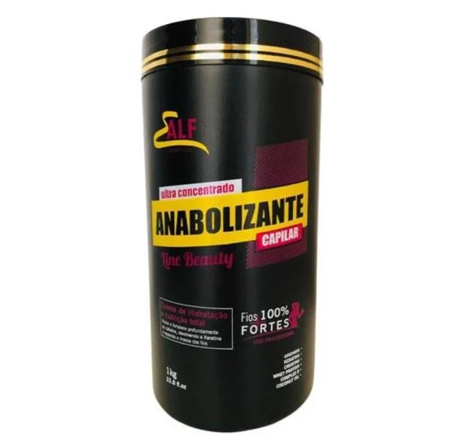 How to care for oily kinky hair-Anabolizante Ultra Concentrated Anabolic Moisturizing Mask 1Kg - Alf Cosmetics