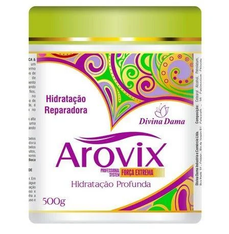 Hair care for chin-length hair-Arovix Avocado Hydrolyzed Keratin Repairing Hydration Mask 500g - Divina Dama