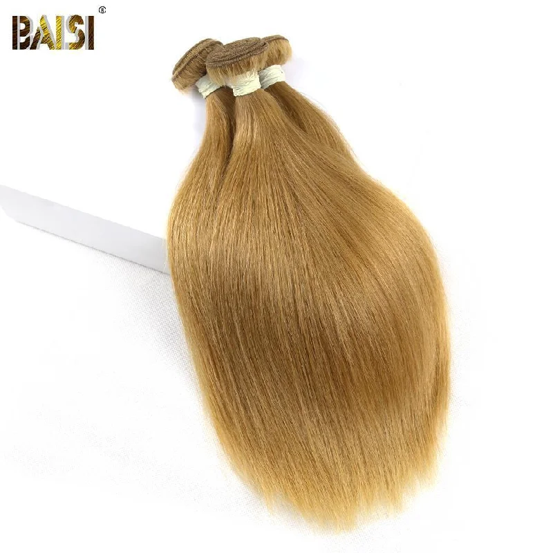 real person hair ring dull finish-BAISI Eurasian Straight 27# Color Hair Human Hair 10A Grade