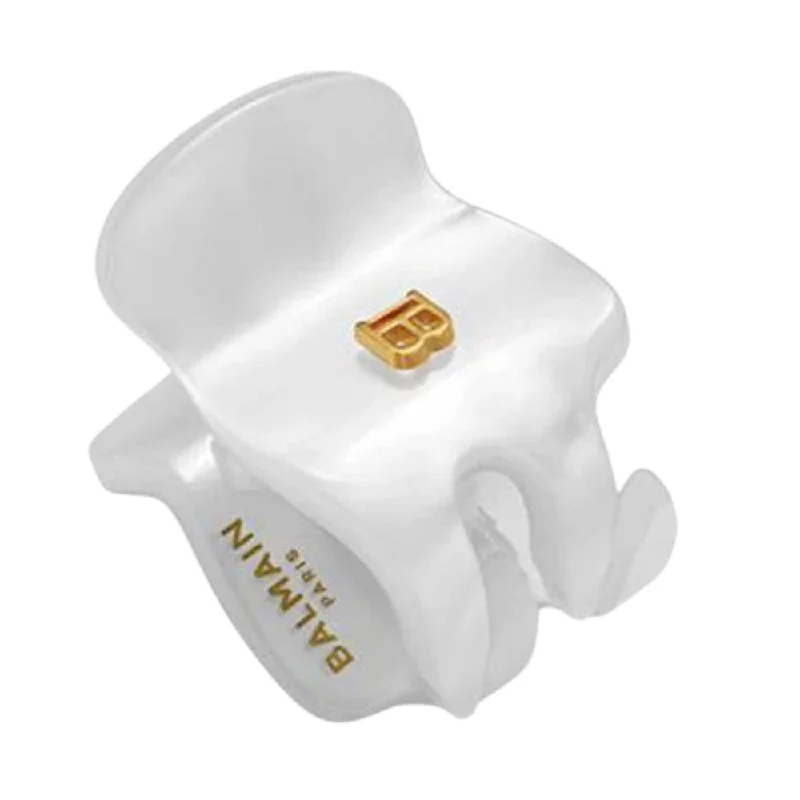 Frizz reducing lotion-Balmain Limited Edition Hair Pinch Clip Extra Small - Pearl SS24