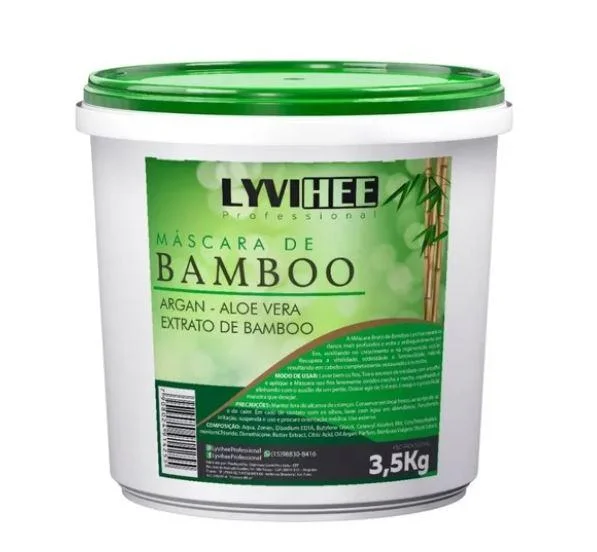 Hair care tips for smooth waves-Bamboo Nourishng Nutritive Almond Argan Reconstruction Mask 3,5kg - Lyvihee