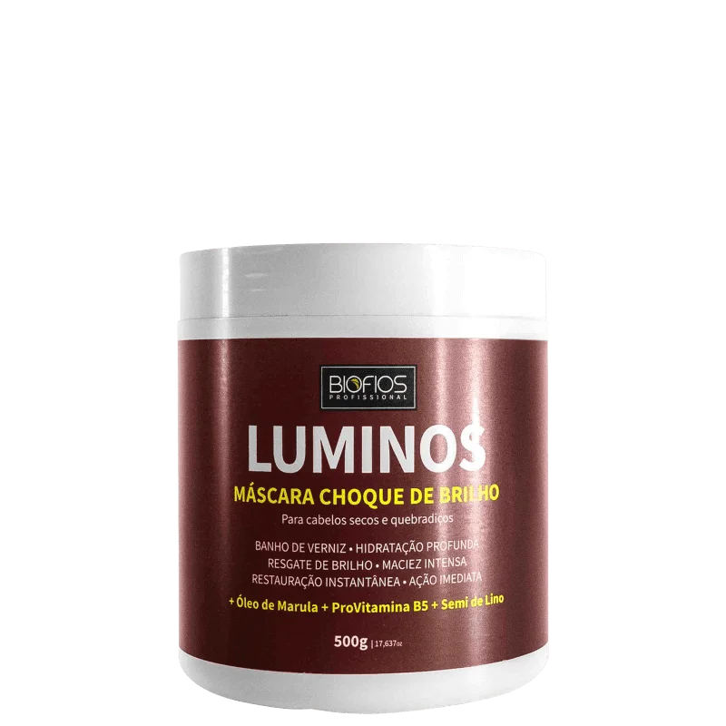 Hair care for neon dyed hair-Biofios Profissional Luminos Shine - 500g Hydration Mask