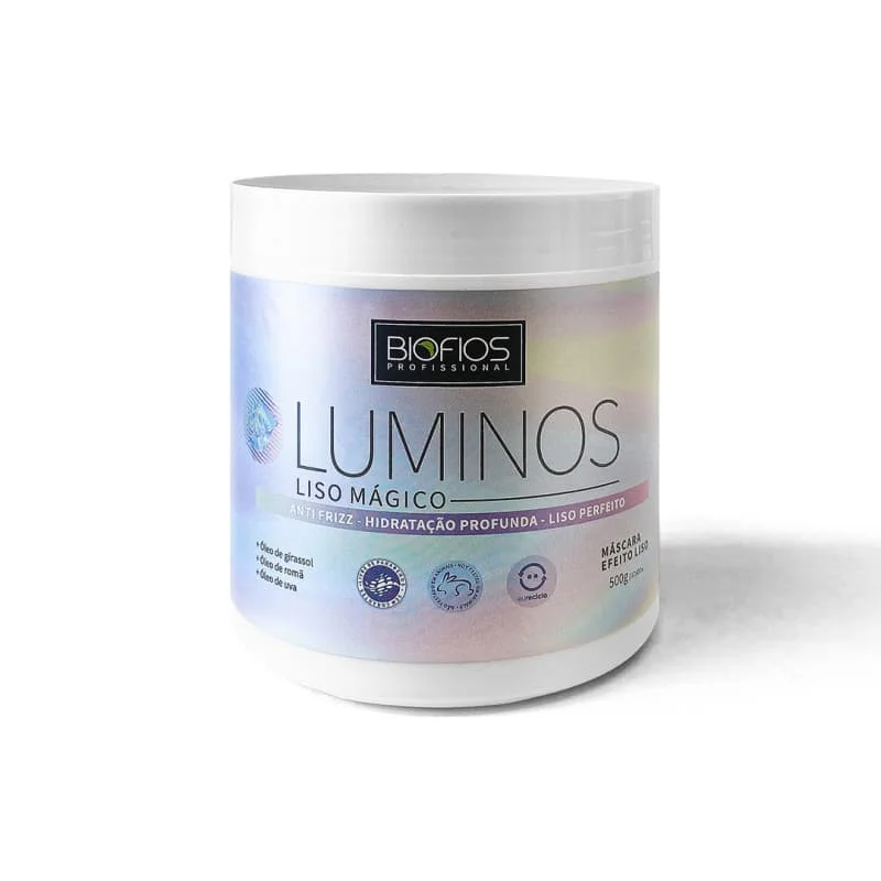 Hair care products with antioxidants-Biofios Profissional Magic Smooth Luminos- 500g Capillary Mask