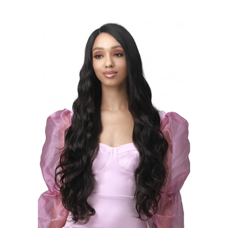 real person hair ring classic design-BOBBI BOSS Bundle Hair 100% Unprocessed Human Hair Lace Wig - NAOMI