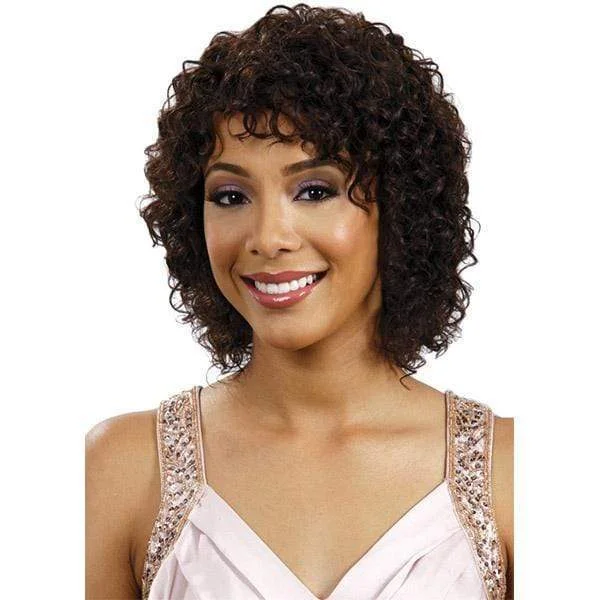 real person hair ring travel design-Bobbi Boss 100% Human Hair Wig - MH1228 WILMA