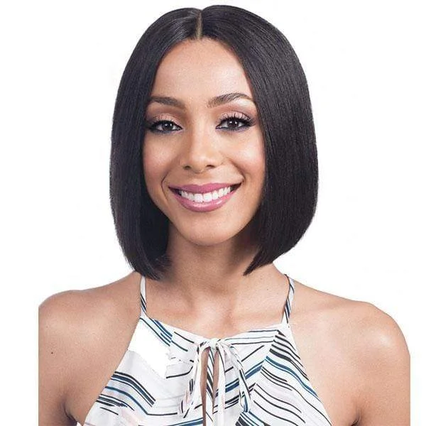 real person hair ring refined design-Bobbi Boss Premium Human Hair Lace Front Wig - MHLF800 EMA