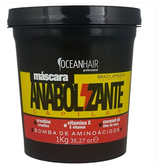 Hair care routine for dermatitis-Capillary Anabolic Mask 1kg - Ocean Hair