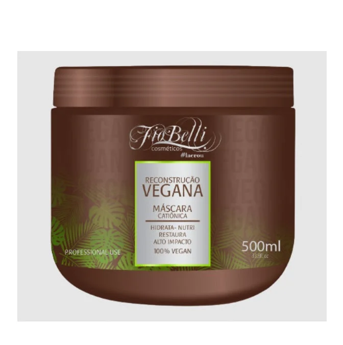 Hair care tips for scalp cleansing-Cationic Vegan Reconstruction High Impact Hydra Nourishing Mask 500g - FioBelli