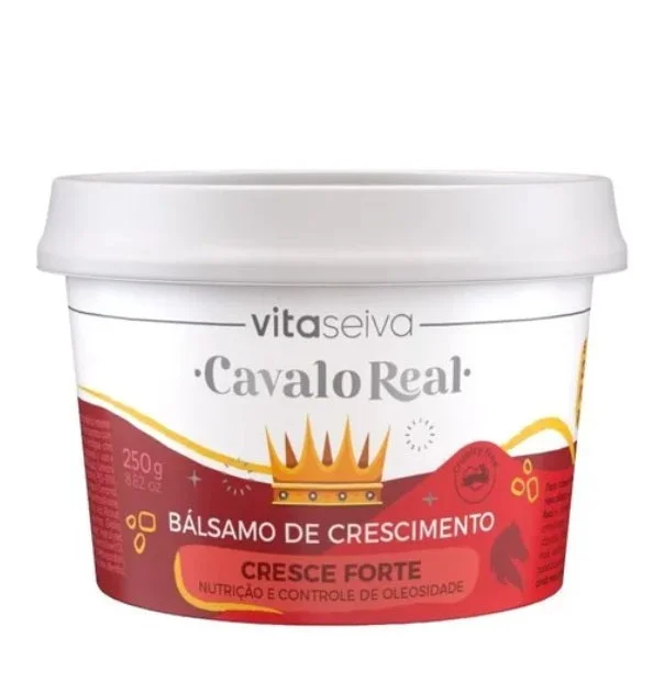 Hair care products with papaya-Cavalo Real Growth Treatment Mask Oil Control Nourishing Balm 250g - Vita Seiva