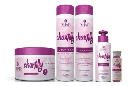 Budget hair care for wavy hair-Chantilly Dihair Completeline Sh+ Cond+ Mask+ Amp+ Leave - Dihair