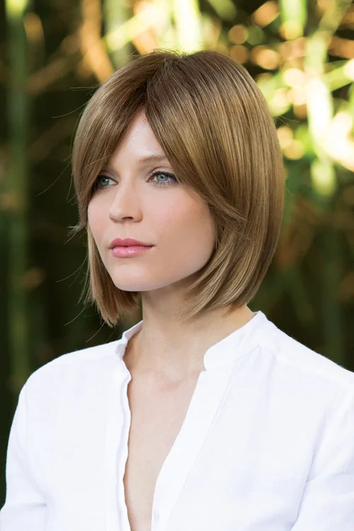 Sleek synthetic wigs tapered-Codi Synthetic Wig by Amore | Short, Straight | Full Mono Cap