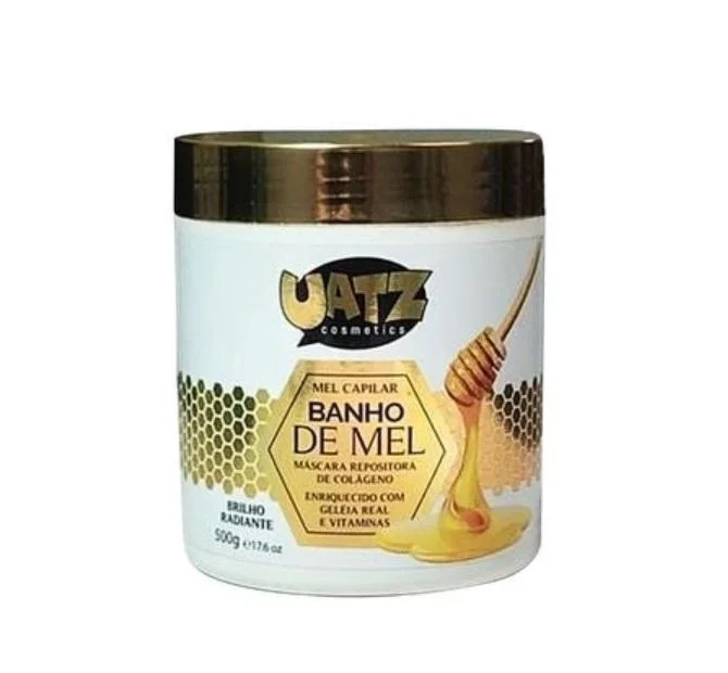 Hair care products with vitamin B5-Collagen Replenisher Honey Bath Uatz Moisturizing Hair Mask 500g - In Love