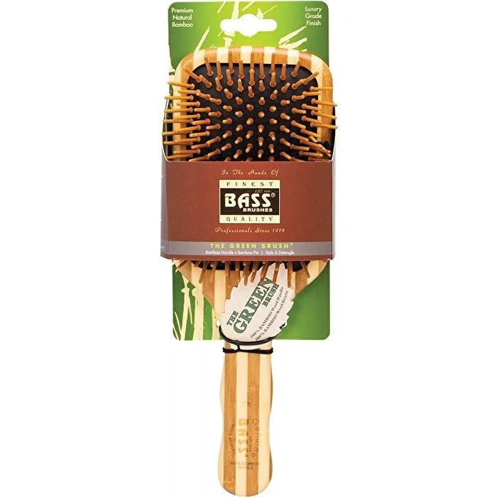 Bass Brushes Bamboo Hair Brush Large Square Paddle