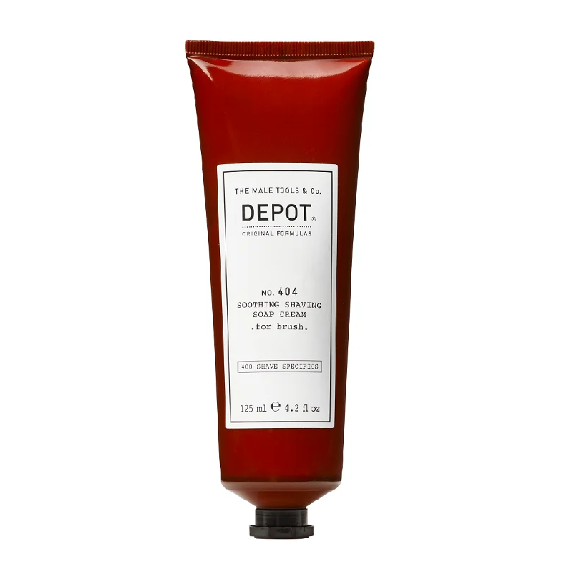 Depot 404 Soothing Shaving Soap Cream For Brush