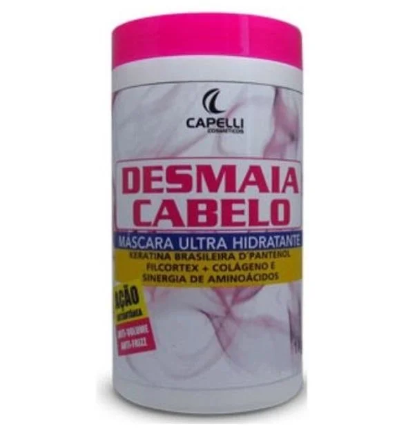 Hair care for dull highlights-Desmaia Cabelo Fainting Hair Intense Instant Moisturizing Mask 1kg - Capelli