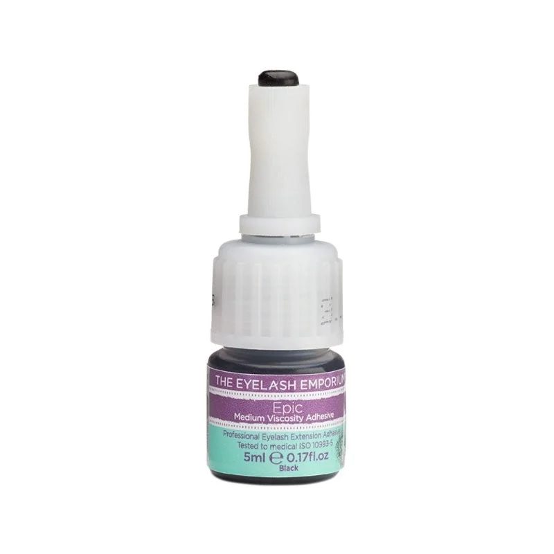 Smooth pomade-The Eyelash Emporium Epic Medium Viscosity Adhesive, 5ml (Black)