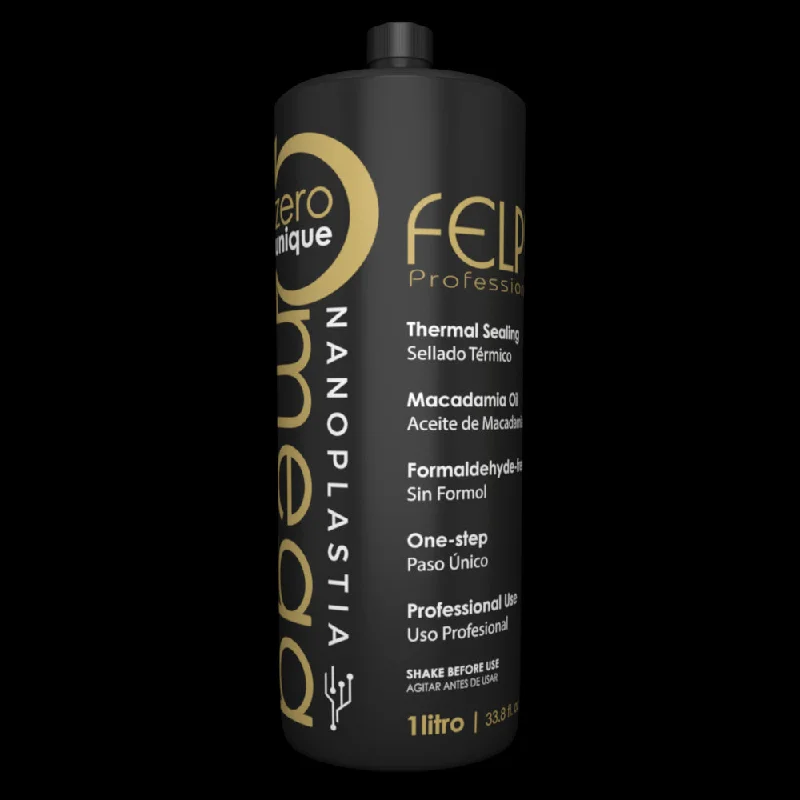 Revitalizing lotion-Felps Omega Zero Black Nanoplastia Professional Smoothing Hair Treatment