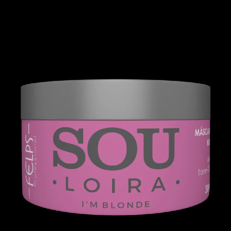 High-gloss lacquer-Felps Xblond Sou Loira I'm Blond Color Correcting Hair Mask