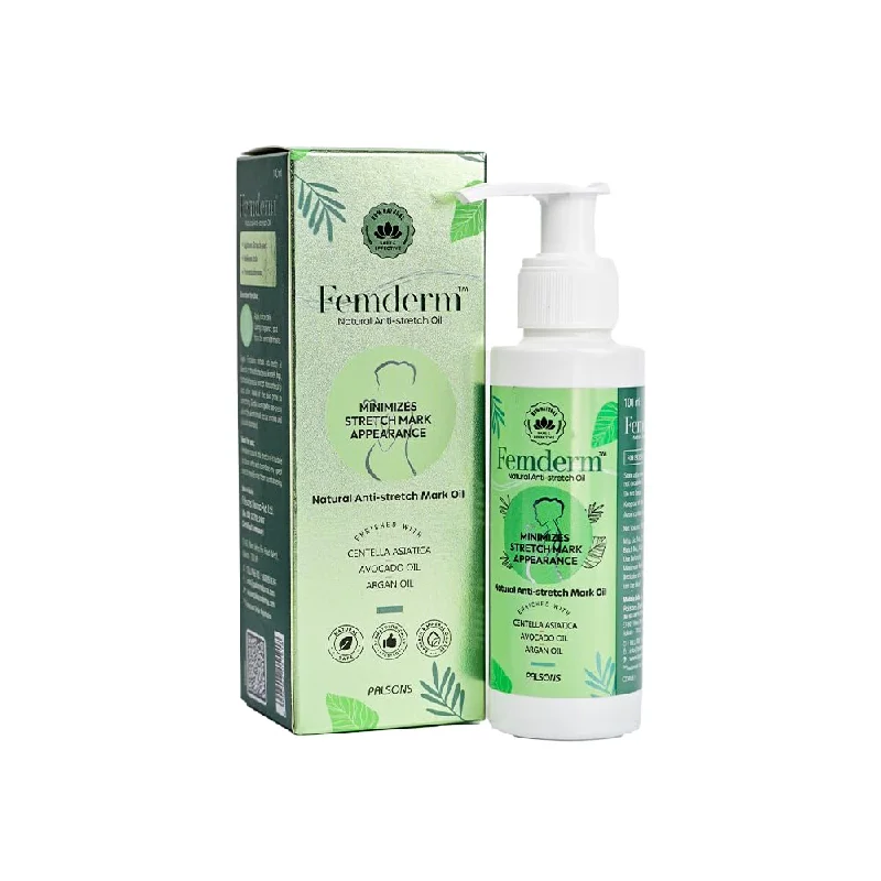 Scalp hydrating mask-Femderm Natural Anti Stretch Oil 100ml