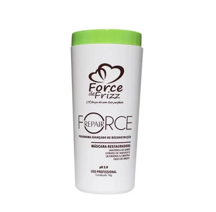 Non-toxic shampoo for hair-Force Repair Deep Hair Mask Advanced Reconstruction Restore Hair Mask 1Kg - Force Frizz