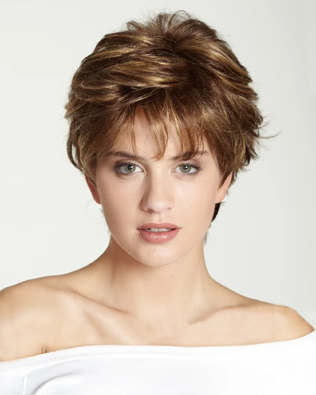 Synthetic wigs for New Year-Frisco | Monofilament Synthetic Wig by Dream USA