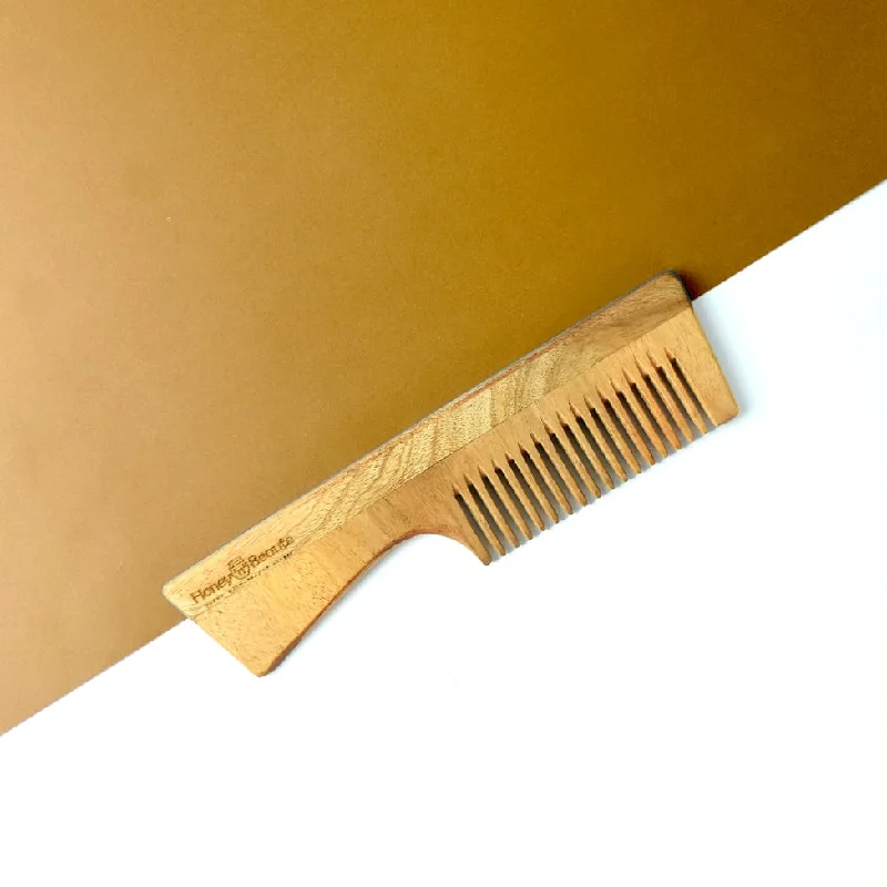 Coastal wave spray-Handle Comb