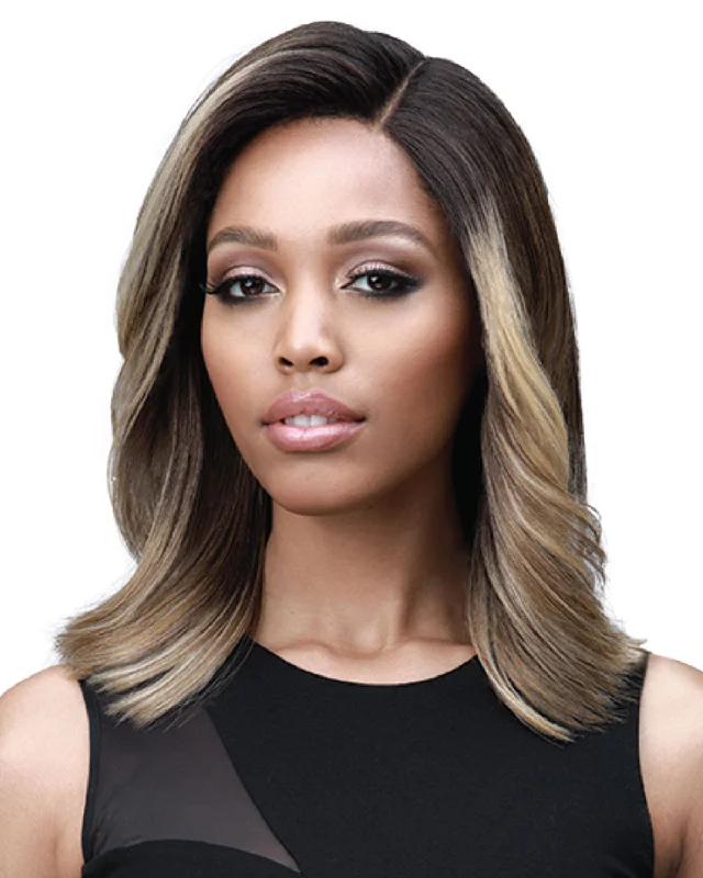 Mauve synthetic wigs trendy-Harlow | Lace Front Synthetic Wig by Bobbi Boss