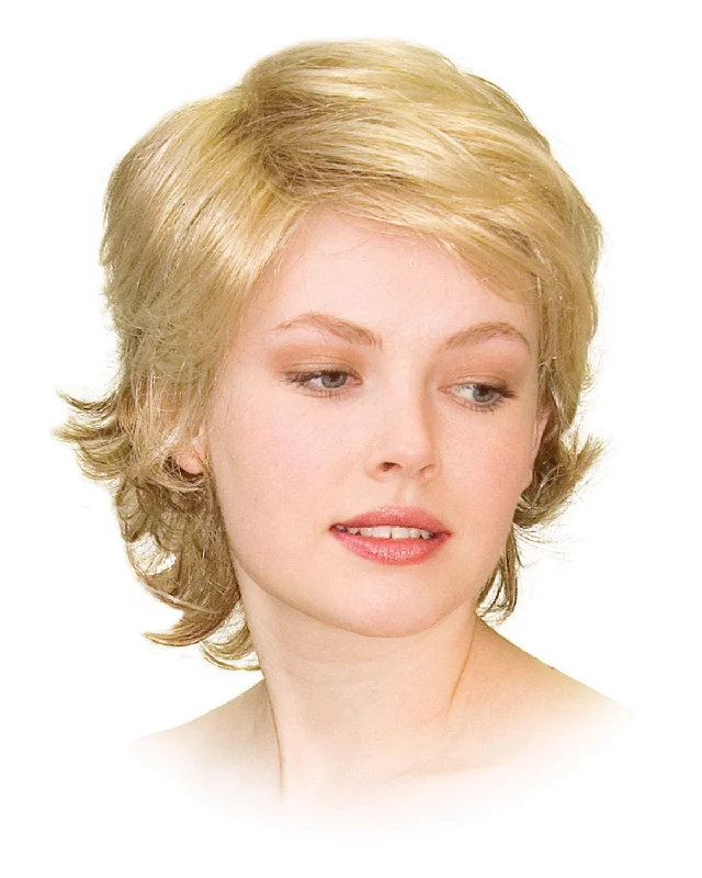 Synthetic wigs for engagement parties-Hazel | Monofilament Synthetic Wig by Aspen