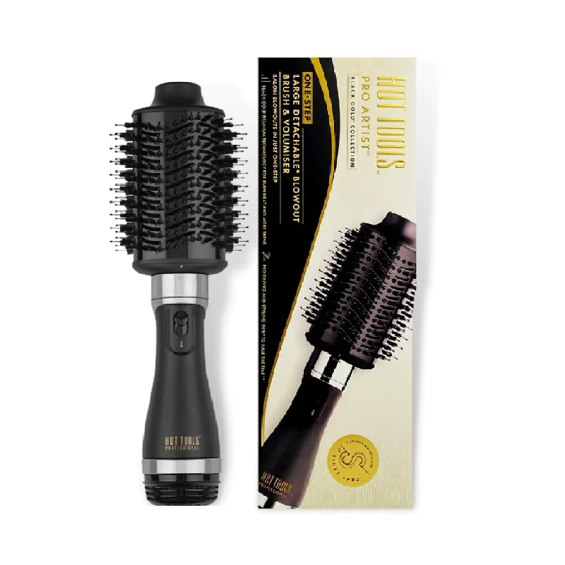 Hot Tools Black Gold Volumiser Blow Out Brush - Large