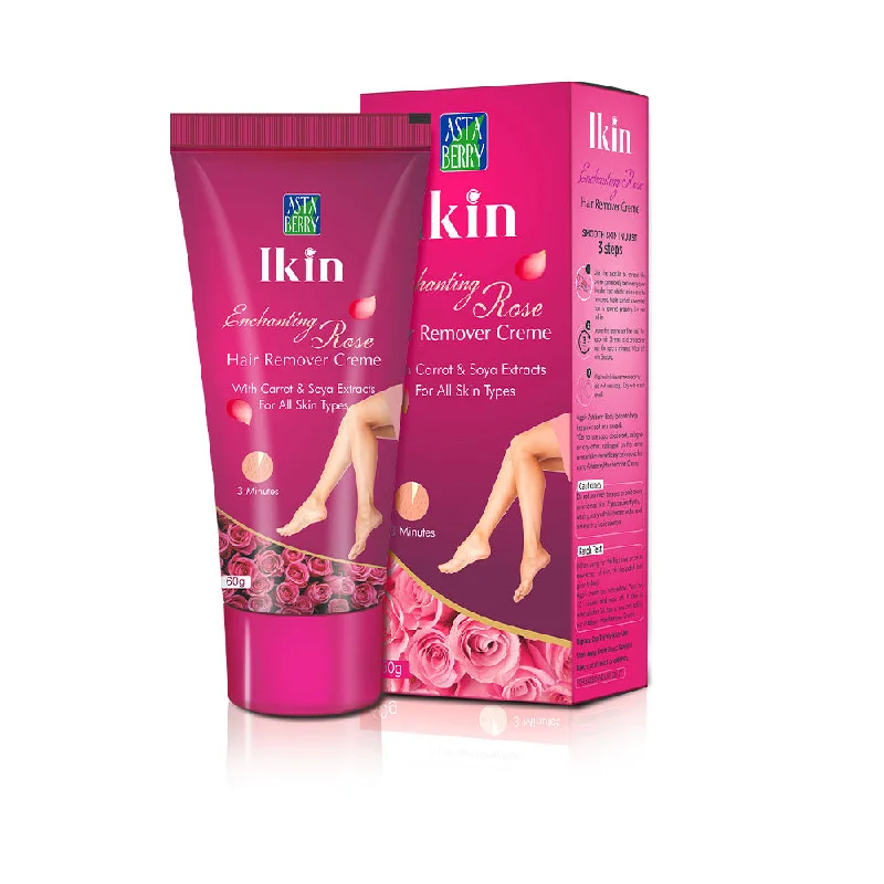 Scalp revitalizing lotion-Ikin Rose Hair Remover Creme | Comforting properties