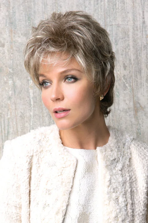 Synthetic wigs for flash discounts-Joey Synthetic Wig by Rene of Paris | Short, Wavy | Basic Cap