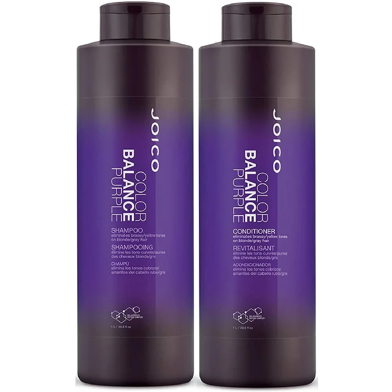 Joico Color Balance Purple Shampoo and Conditioner Duo 33.8 oz