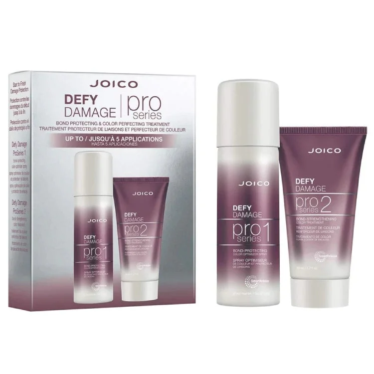 DIY hair care for volume lift-Joico Defy Damage Pro Series Trial Kit