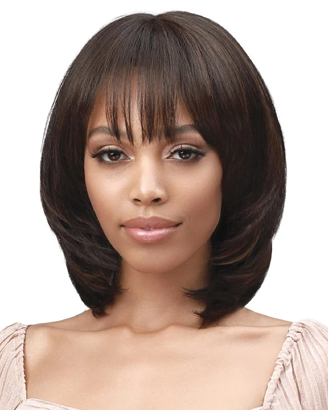 Synthetic wigs for hot sales-Kami | Lace Crown Synthetic Wig by Bobbi Boss