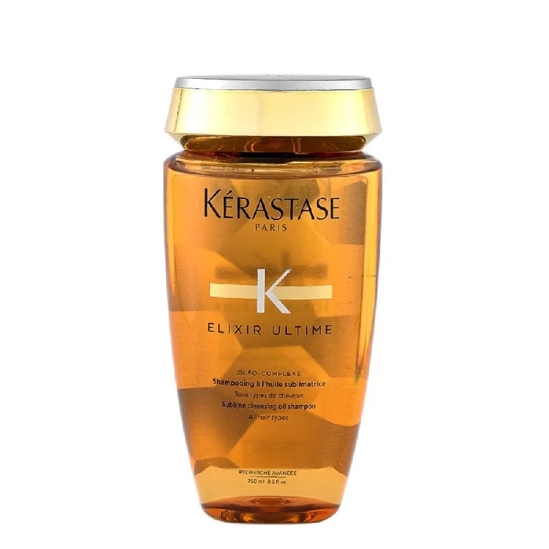 Kerastase Elixir Ultime Le Bain Sublimating Oil Infused Shampoo Dull Hair 8.5 oz