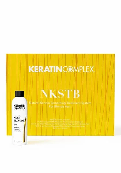 Best hair care for ragged ends-Keratin Complex Natural Keratin Smoothing System for Blonde Hair